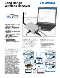 Thumbnail of document Data Sheet - ZW-REC Wireless/webserver for UW, ZW & XW Transmitters